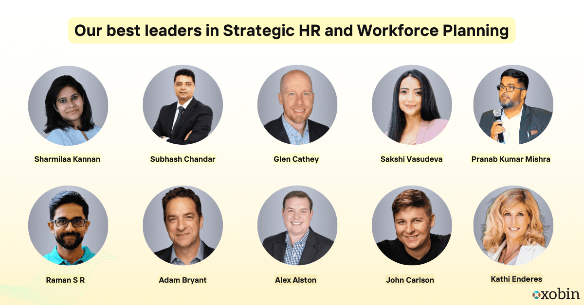 Our best HR leaders in Strategic HR and workforce planning