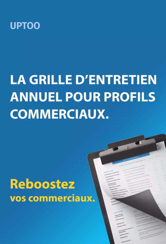 La grille d'entretien annuel pour profils commerciaux