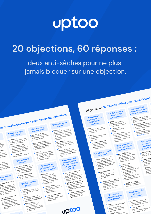20 objections, 60 réponses : deux anti-sèches pour ne plus jamais bloquer sur une objection