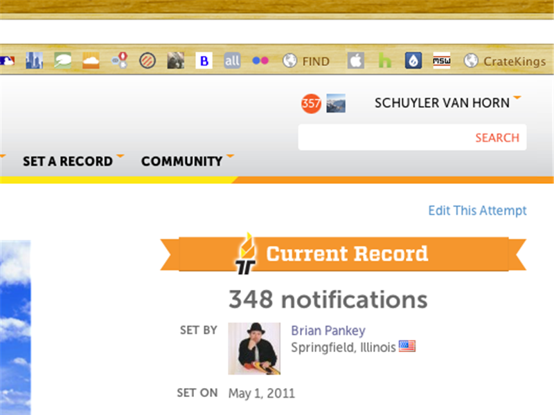 Most RecordSetter Notifications