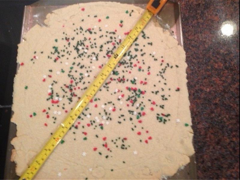 Largest Christmas Decorated Sugar Cookie