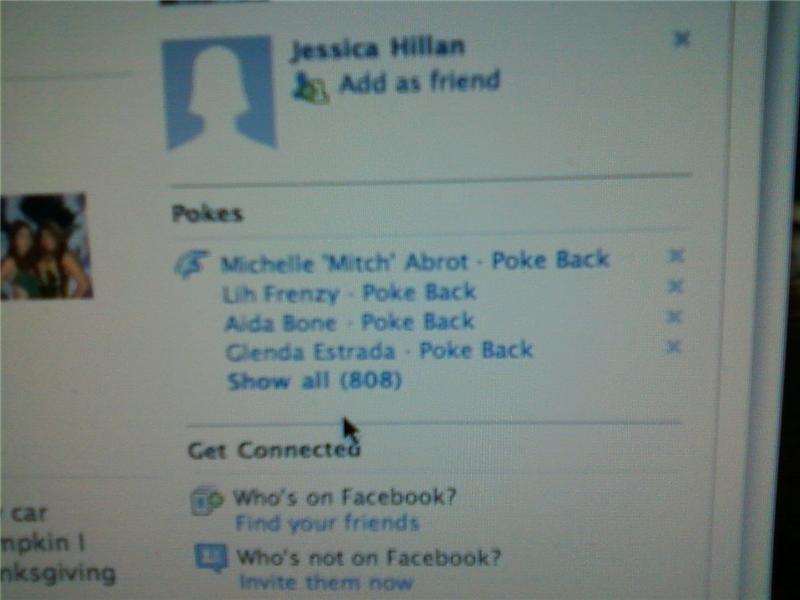 Most Facebook Pokes