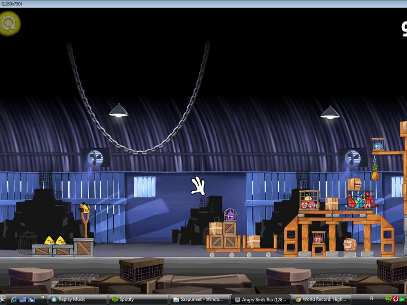 Highest Score On A Single Level Of Angry Birds Rio Free 