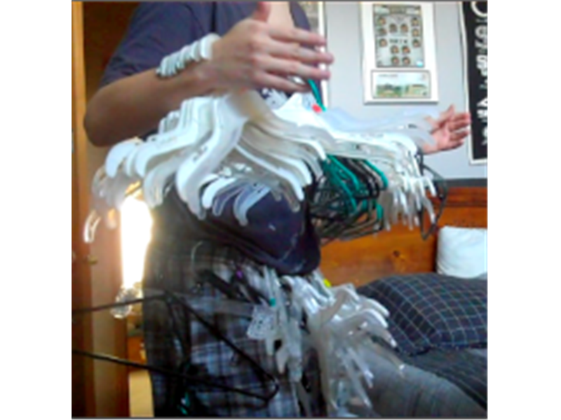 Most Hangers Hung On A Body