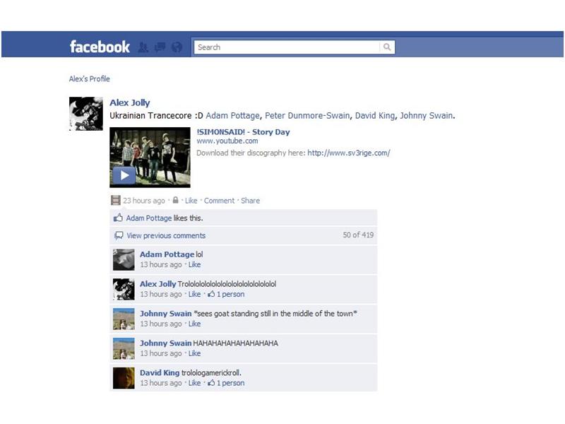 Most Comments On A Facebook Link To A Separate Facebook Page