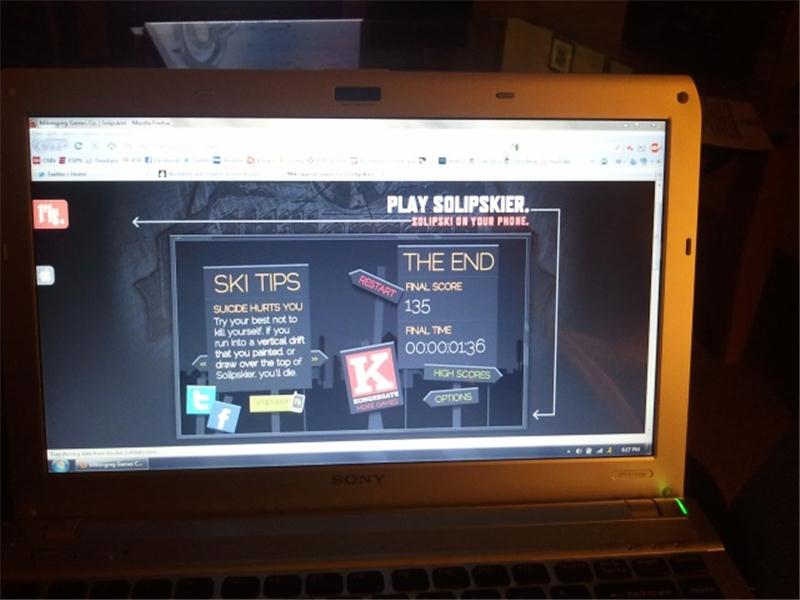 Lowest Score On Solipskier