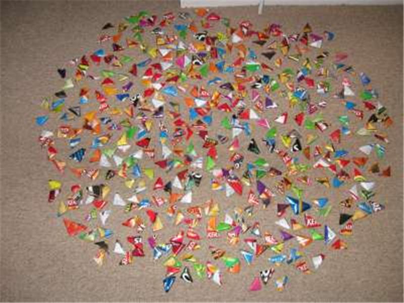 Largest Crisp Packet Triangle Collection