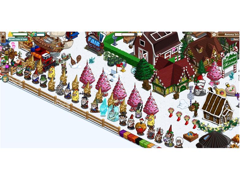 Largest Farmville Gnome Collection