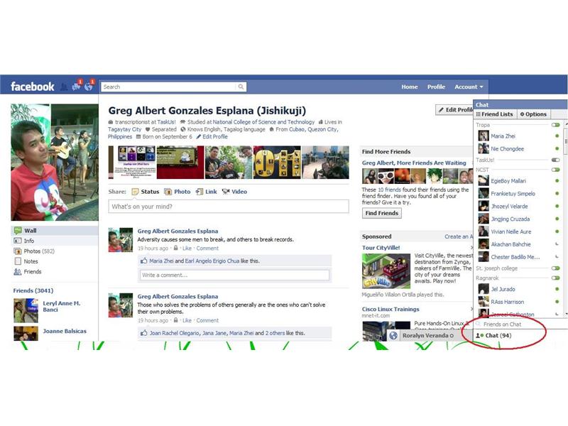 Most Facebook Friends On Facebook Chat At Once