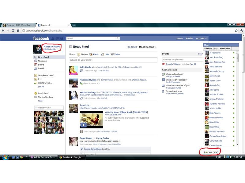 Most Facebook Friends On Facebook Chat At Once