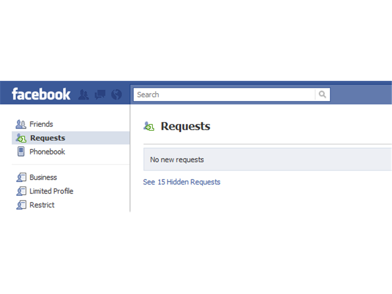 Most Pending Facebook Friend Requests
