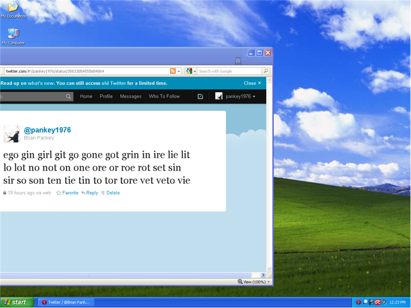 Most Words Spelled Using The Letters In “LIVESTRONG” In One Tweet