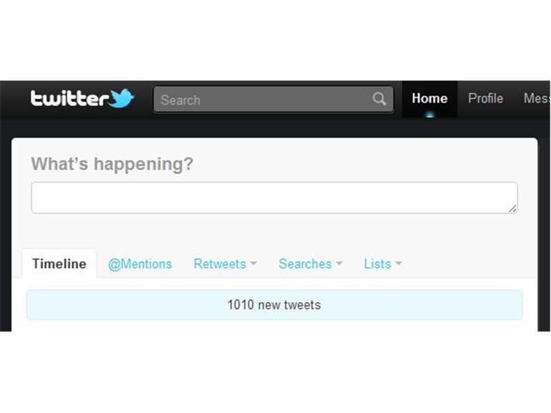 Most New Unviewed Tweets