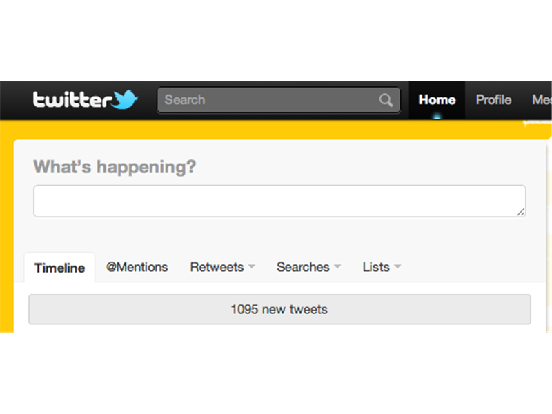 Most New Unviewed Tweets