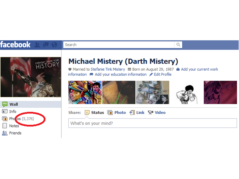 Most Times Tagged In Facebook Photos
