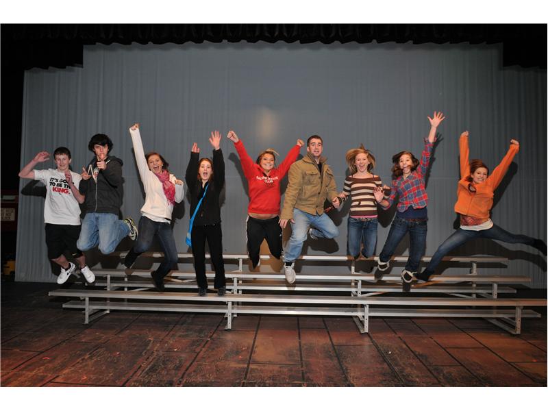 Most People Photographed In Mid-Air In A Single Photograph