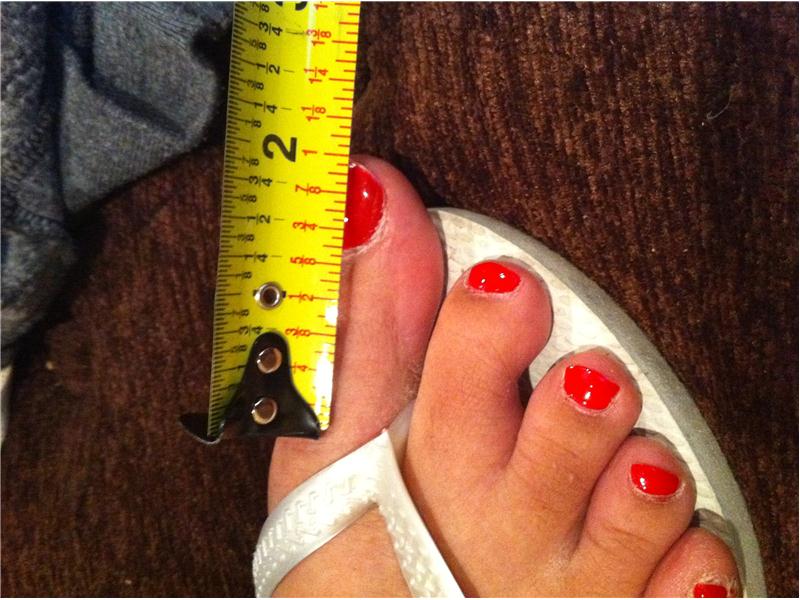 Deepest Toe Cameltoe (Female)