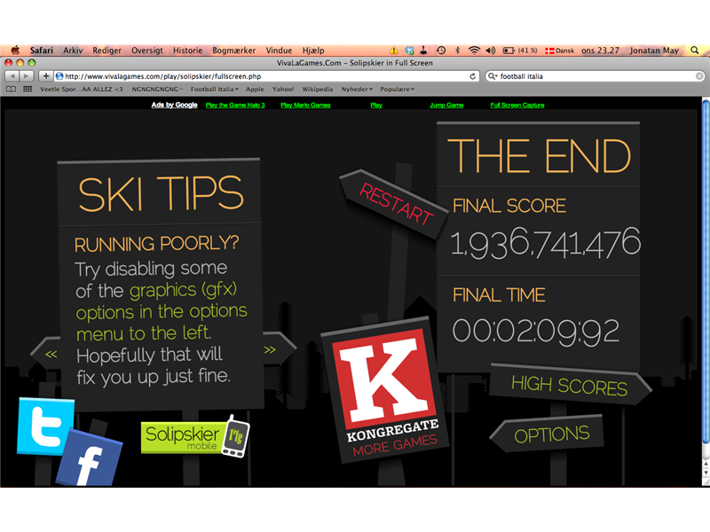 Highest Score On Solipskier