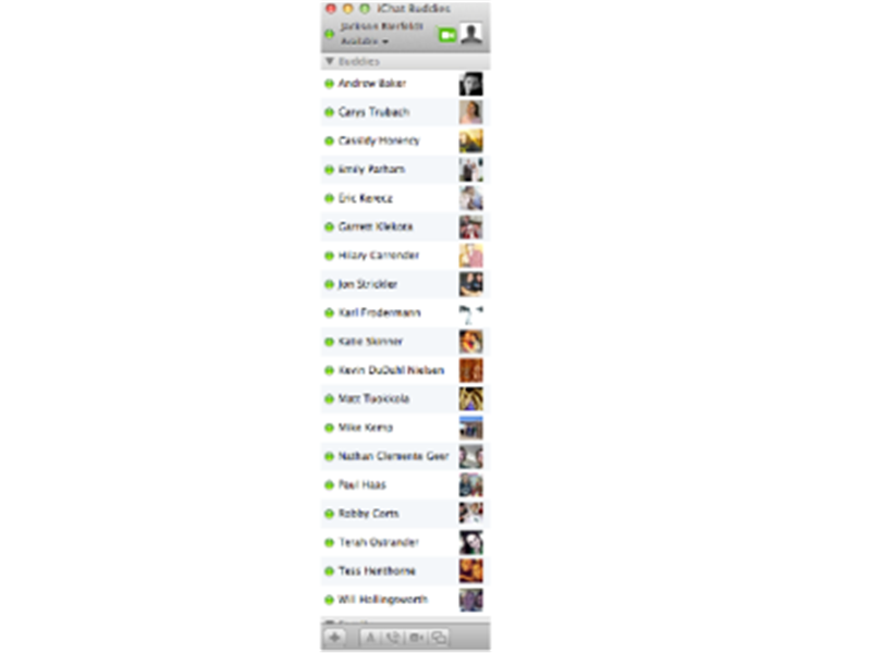 Most Friends Online In iChat 