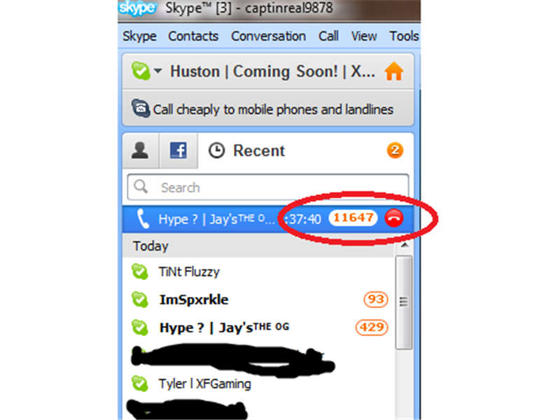 Most Unread Skype Messages In A Conversation