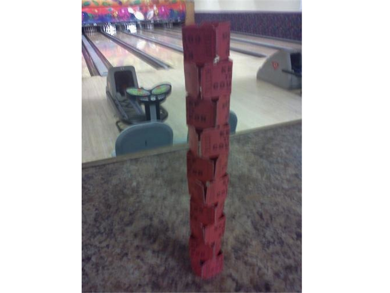 Tallest Raffle Ticket Tower