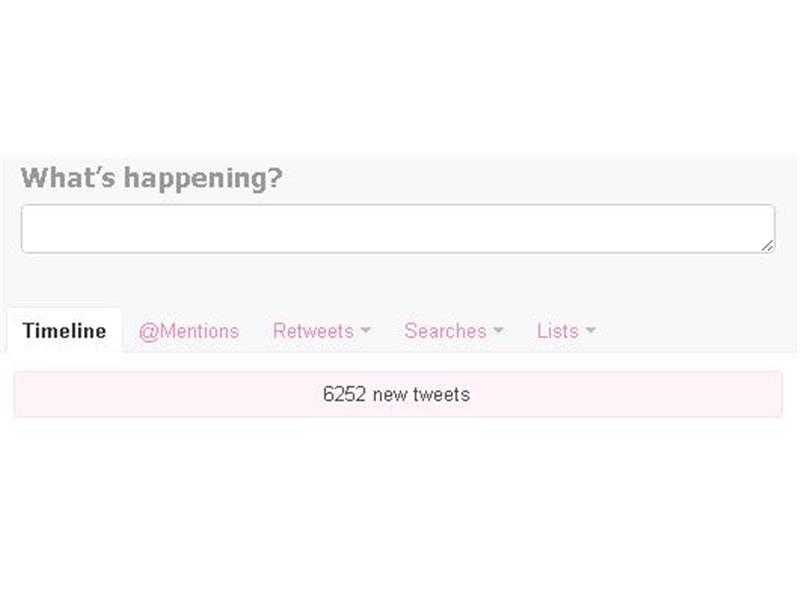 Most New Unviewed Tweets
