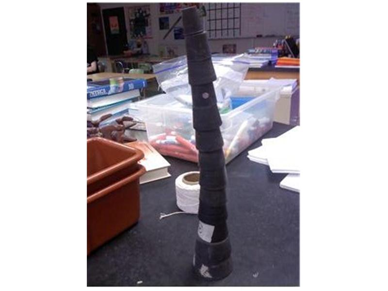 Tallest Rubber Stopper Tower