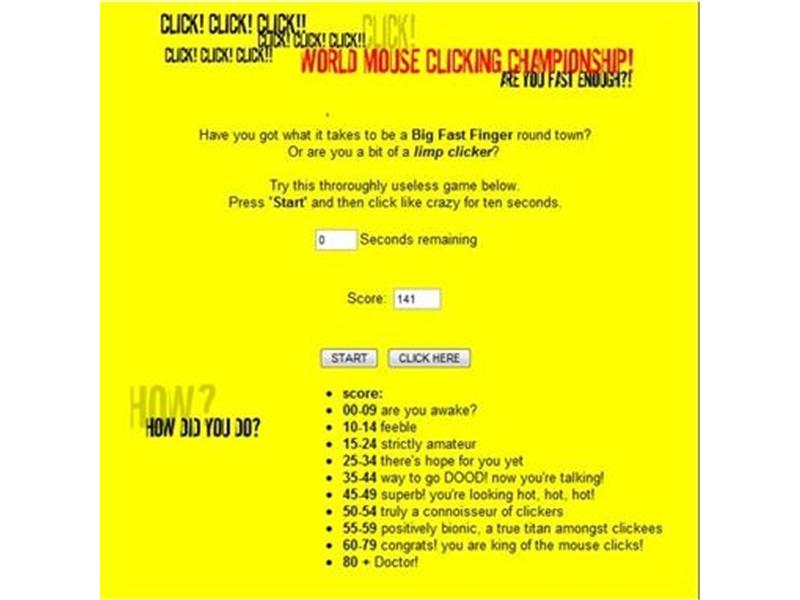 Most Mouse Clicks In 10 Seconds