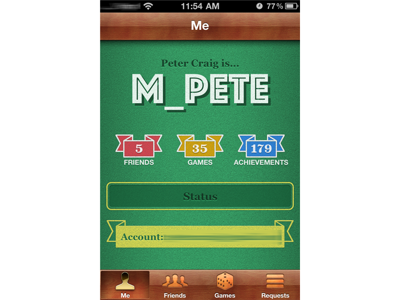 Most iPhone Game Center Games