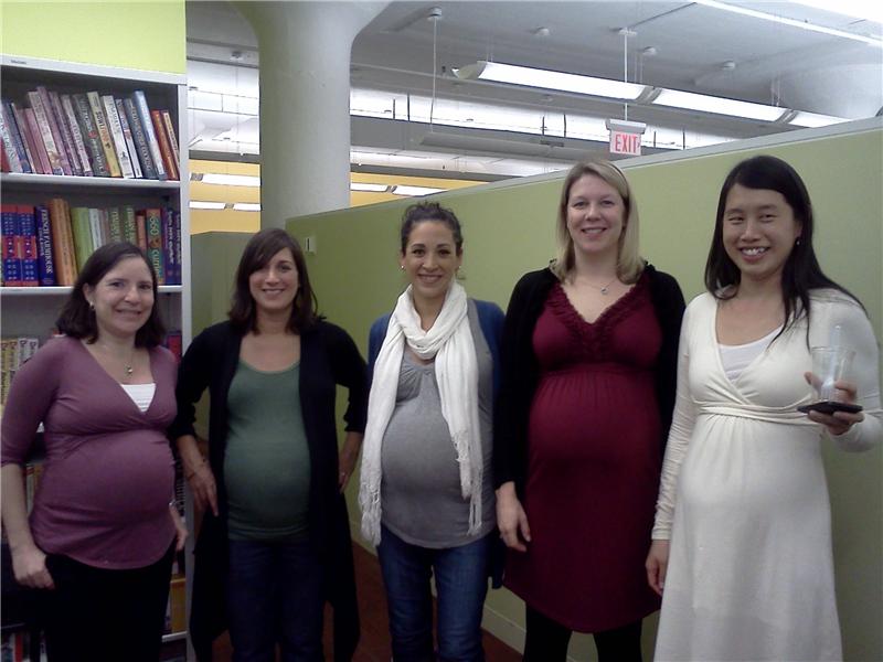 Most Pregnant Women Photographed Working At An Independent Publishing House