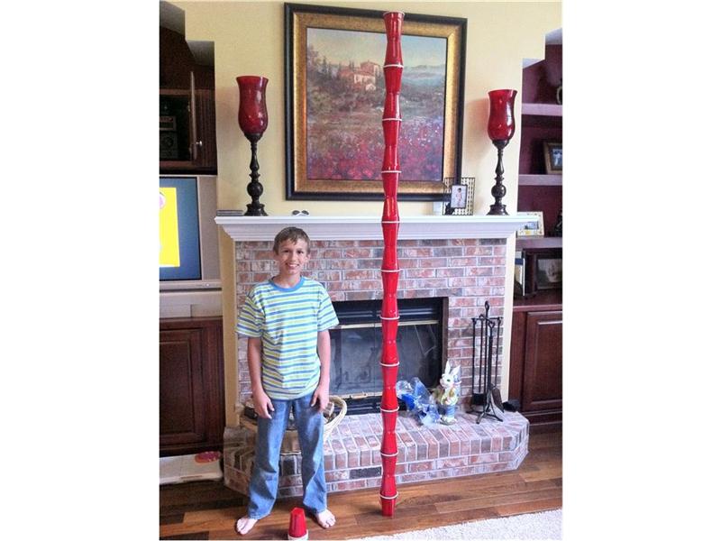 Tallest Plastic Cup Tower