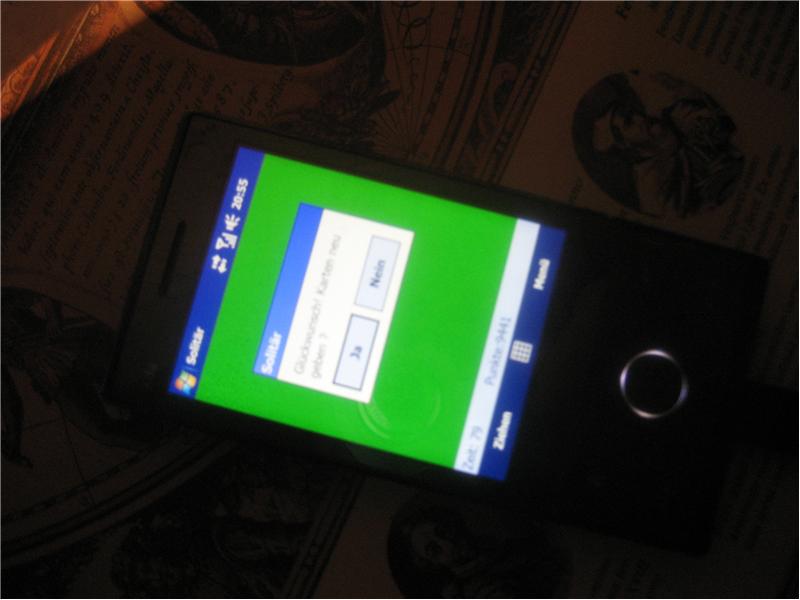 Highest Solitaire Score Using A Windows Mobile Device