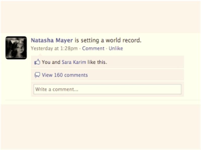 Longest Two-Person Comment Thread On A Facebook Status Update