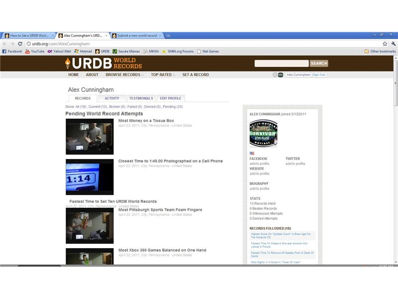 Most Pending URDB Record Attempts