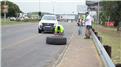 Fastest Time For Two People To Flip A 100-Kilogram Tire Four Kilometers