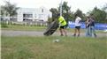 Fastest Time For Two People To Flip A 100-Kilogram Tire Four Kilometers