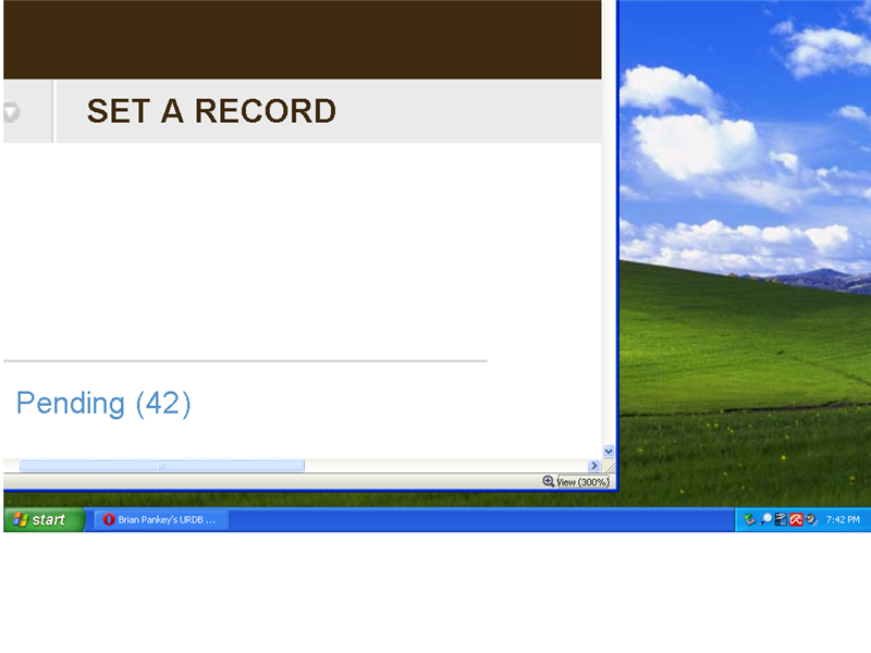 Most Pending URDB Record Attempts
