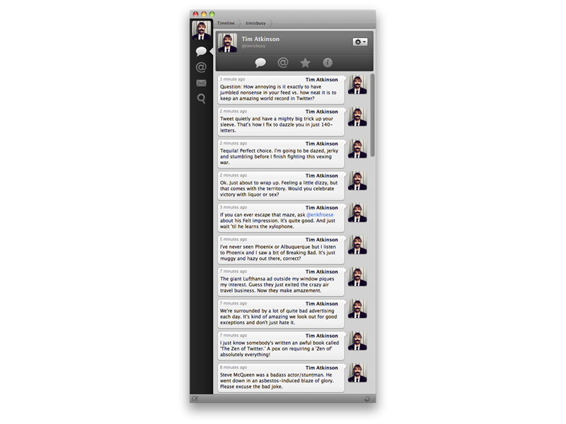 Most Consecutive Tweets Using Every Letter Of The Alphabet