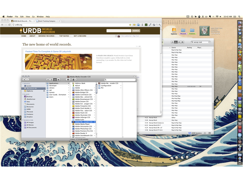 Most Programs On A Mac OS X Dock