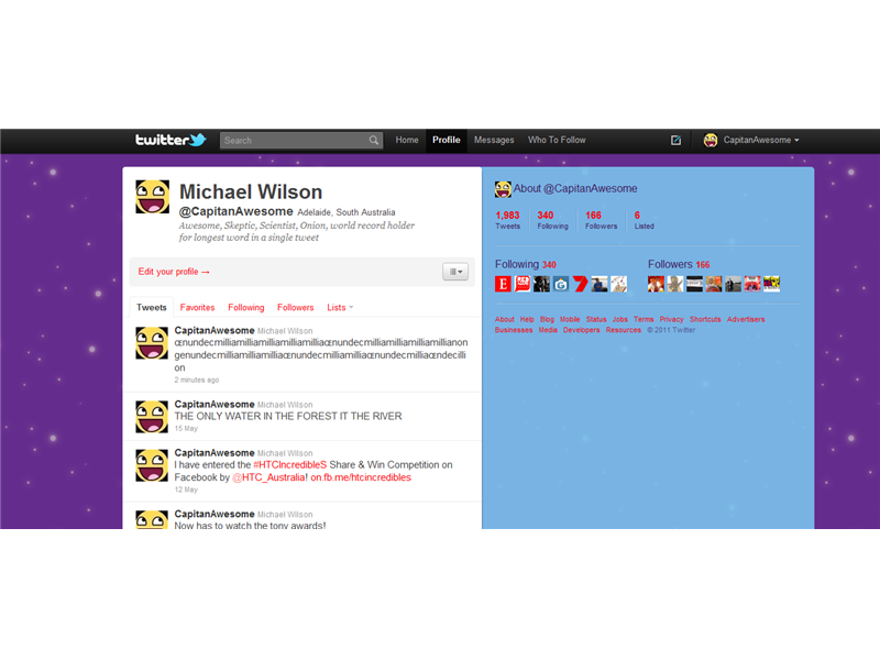 Longest Word In A Tweet