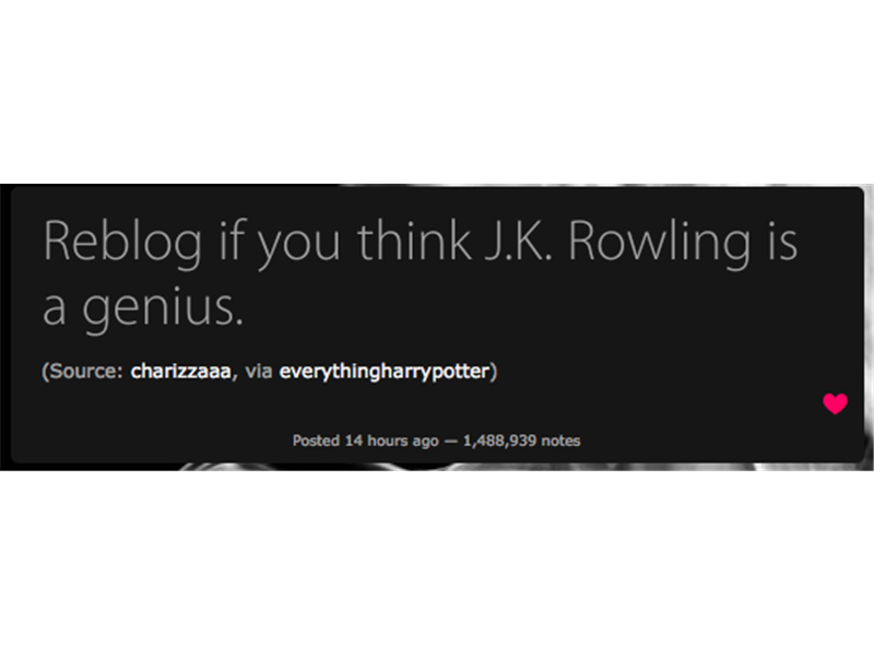 Most Notes On Tumblr Post