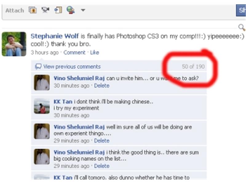 Longest Three-Person Comment Thread On A Facebook Status Update