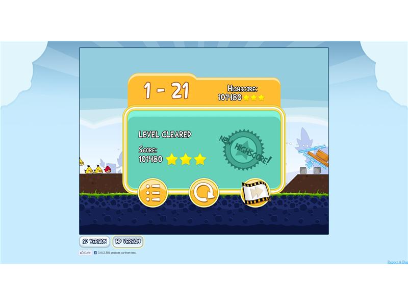 Highest Score On Level 1-21 Of 