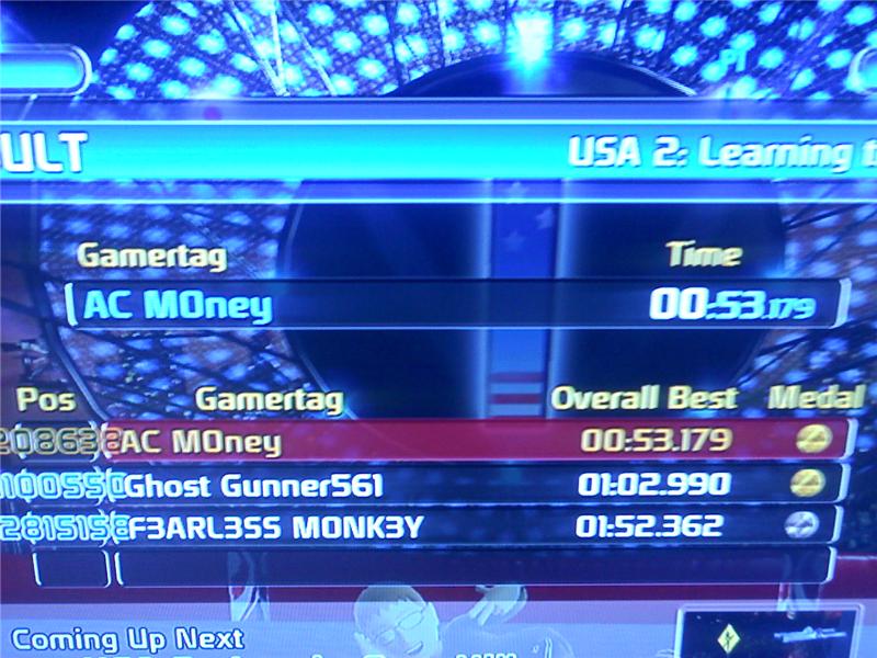 Fastest Completion Of The USA 2 Level Of 