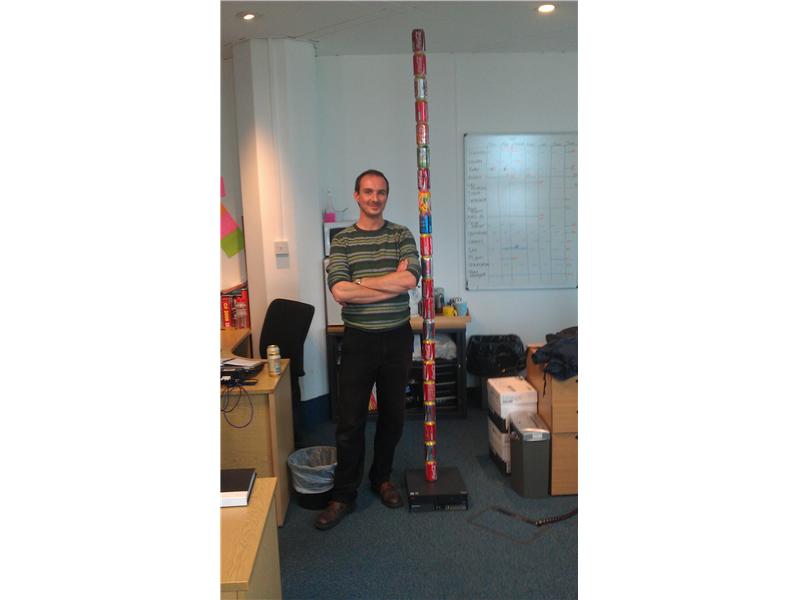 Tallest Soda Can Tower