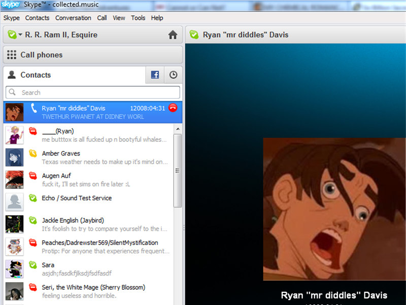 Longest Active Skype Call