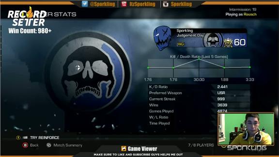 Highest Sniper Winstreak in Call of Duty