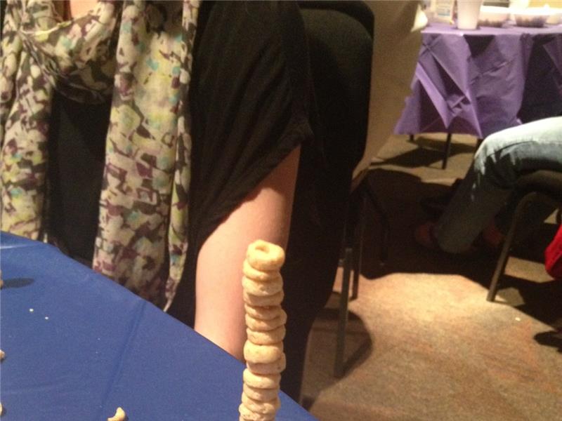 Tallest Honey Nut Cheerios Tower