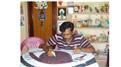 Largest Sticker Bindi Eye Portrait
