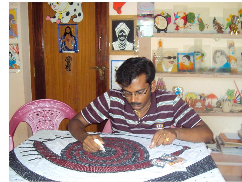 Largest Sticker Bindi Eye Portrait